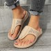 Women Casual Summer Vacation Comfy Breathable Hollow Flip Flops Slippers